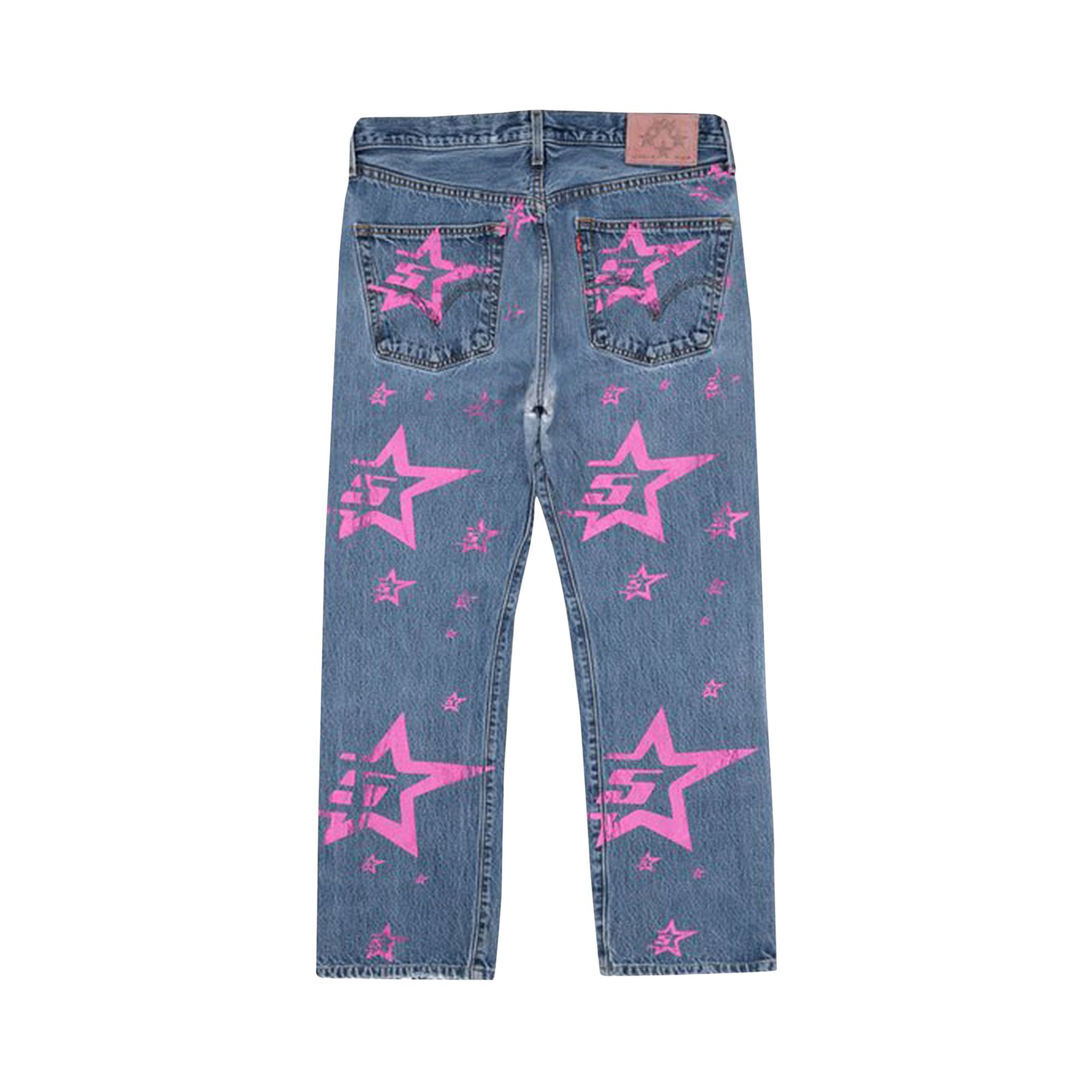 Buy Sp5der 5Star Vintage Jean 'Indigo' - SP5 8D 5ST VIN | GOAT