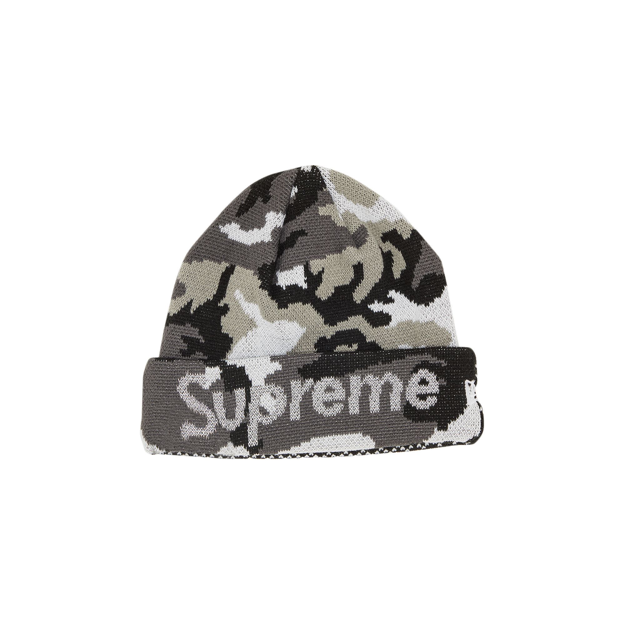 Supreme New Era Split Beanie (FW22) - $44