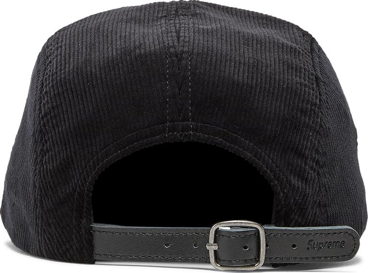 Supreme Corduroy Camp Cap Black