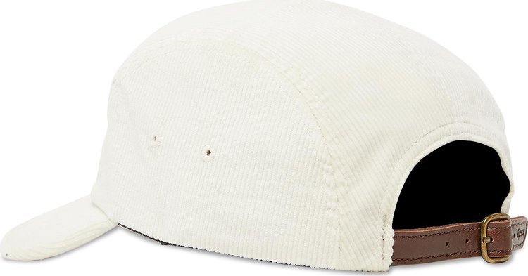 Supreme Corduroy Camp Cap White