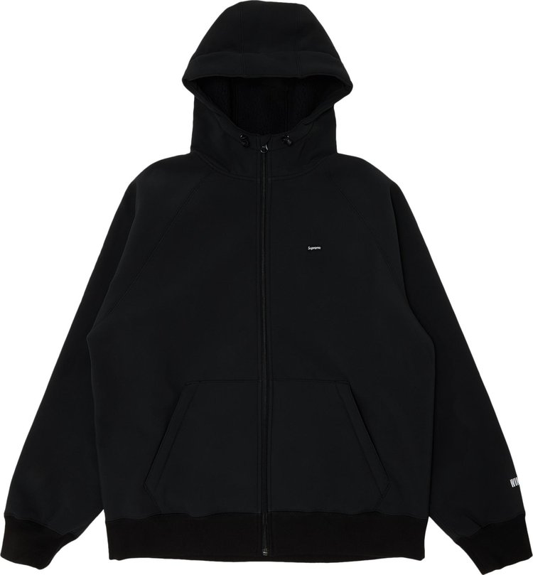 Buy Supreme x WINDSTOPPER Zip Up Hooded Sweatshirt 'Black' - FW22SW106 ...