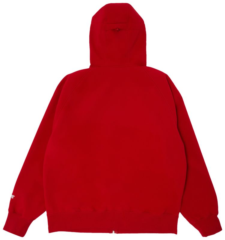 Supreme x WINDSTOPPER Zip Up Hooded Sweatshirt Red