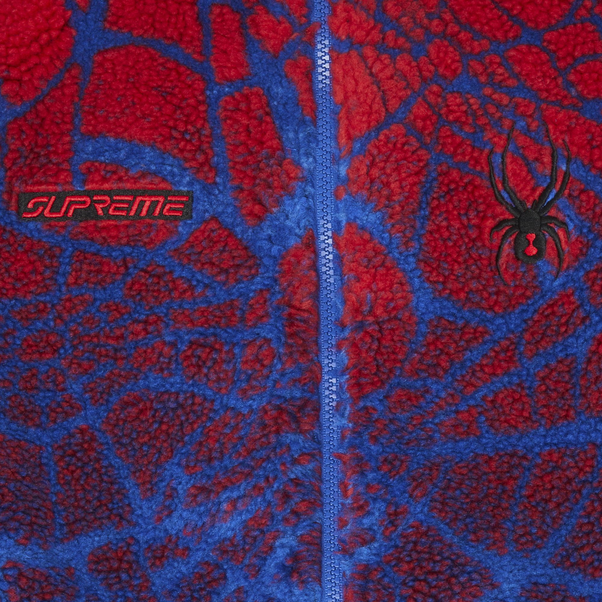 Buy Supreme x Spyder Web Polar Fleece Jacket 'Royal