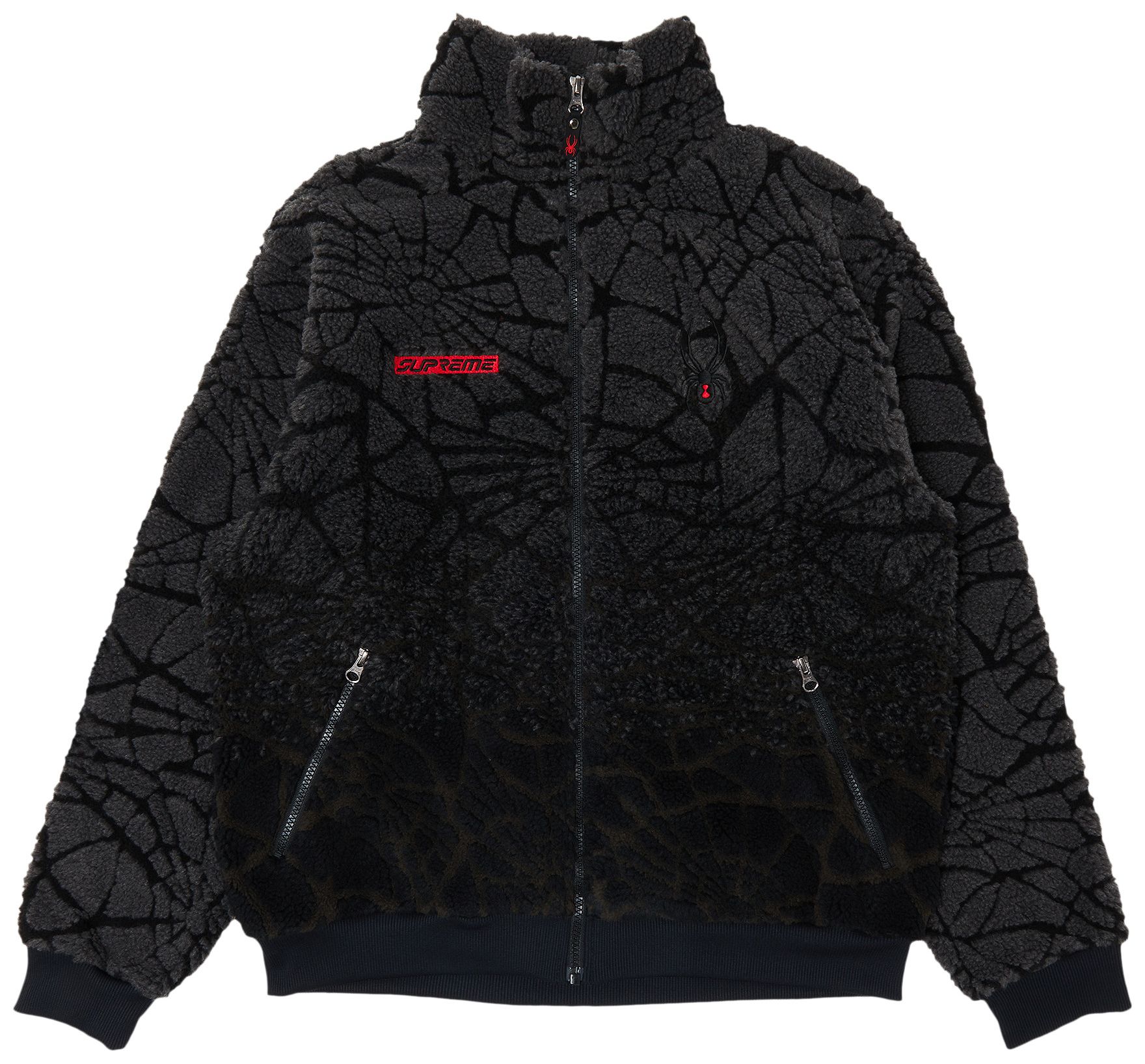 Supreme Spyder Web Polar Fleece Pant Black main image 0