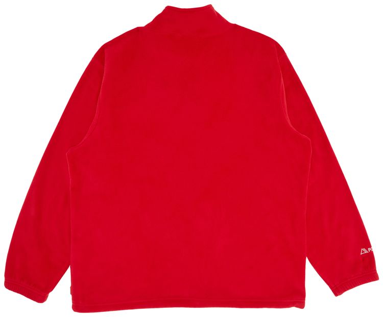 Supreme x Polartec Mock Neck Pullover Red