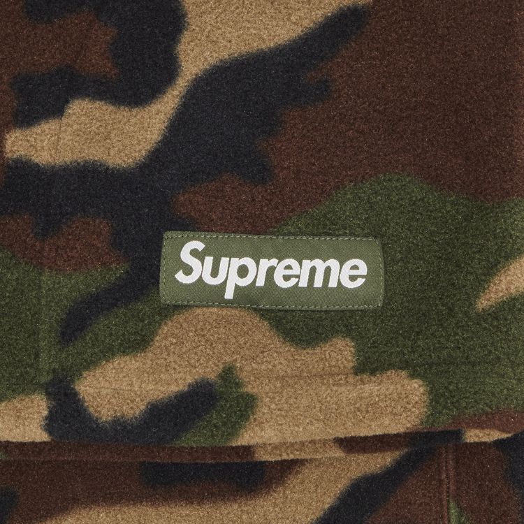 Supreme x Polartec Mock Neck Pullover Woodland Camo