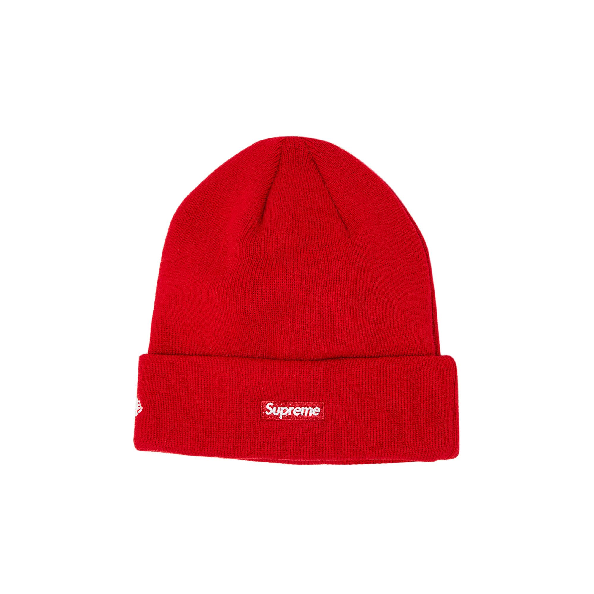 Buy Supreme x New Era S Logo Beanie 'Red' - FW22BN11 RED | GOAT