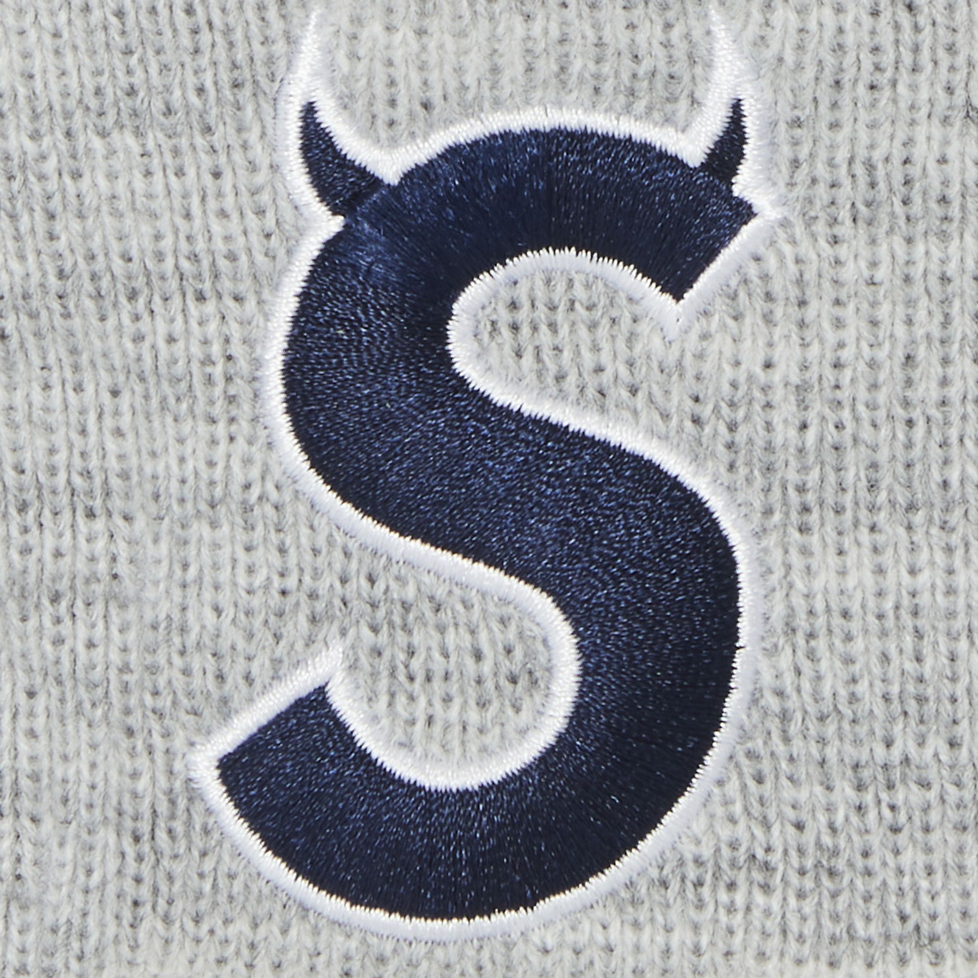 Buy Supreme x New Era S Logo Beanie 'Heather Grey' - FW22BN11