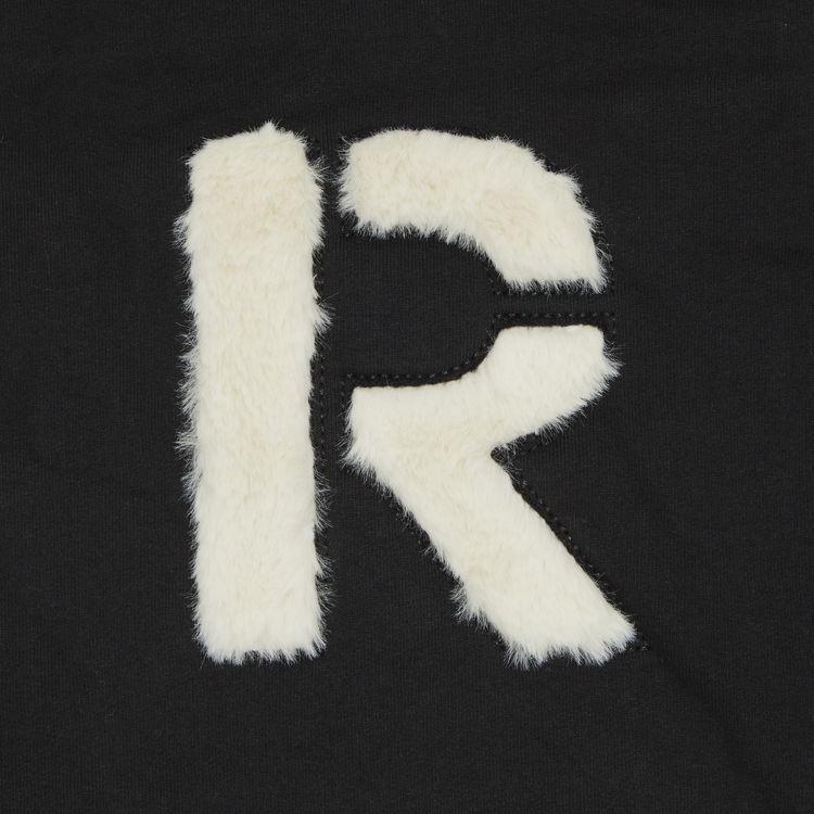 Supreme Faux Fur Lined Zip Up Hooded Sweatshirt Black