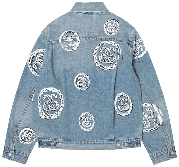 Stussy x Denim Tears Type 2 Jacket Light Indigo
