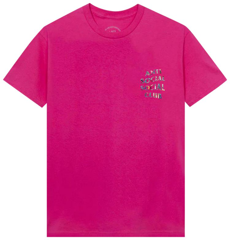 Buy Anti Social Social Club Picking Up The Pieces Tee #39 Pink #39 0657