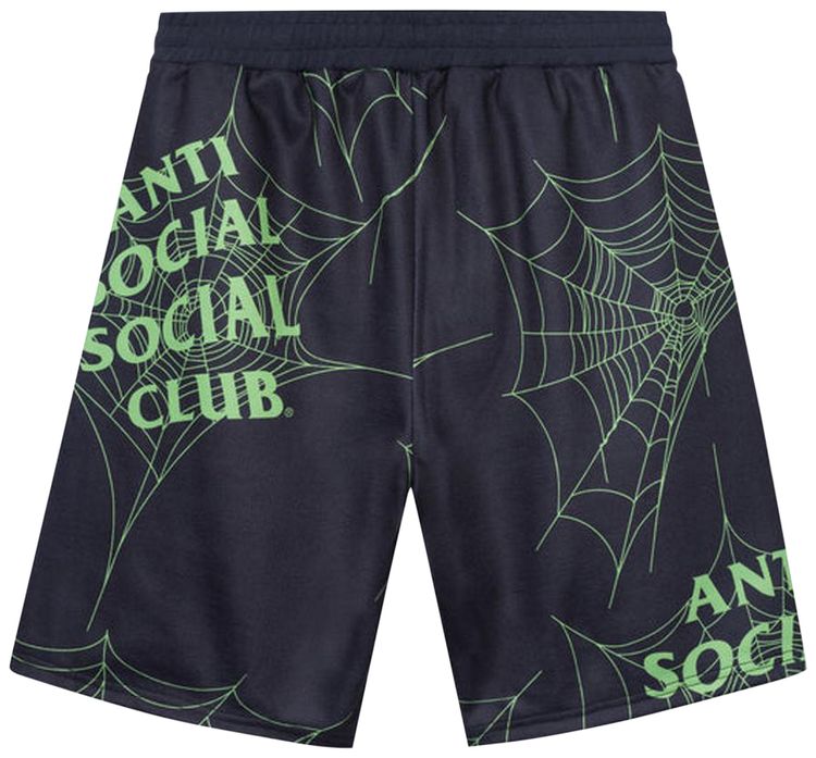 Anti Social Social Club Crawling In The Dark Shorts Black