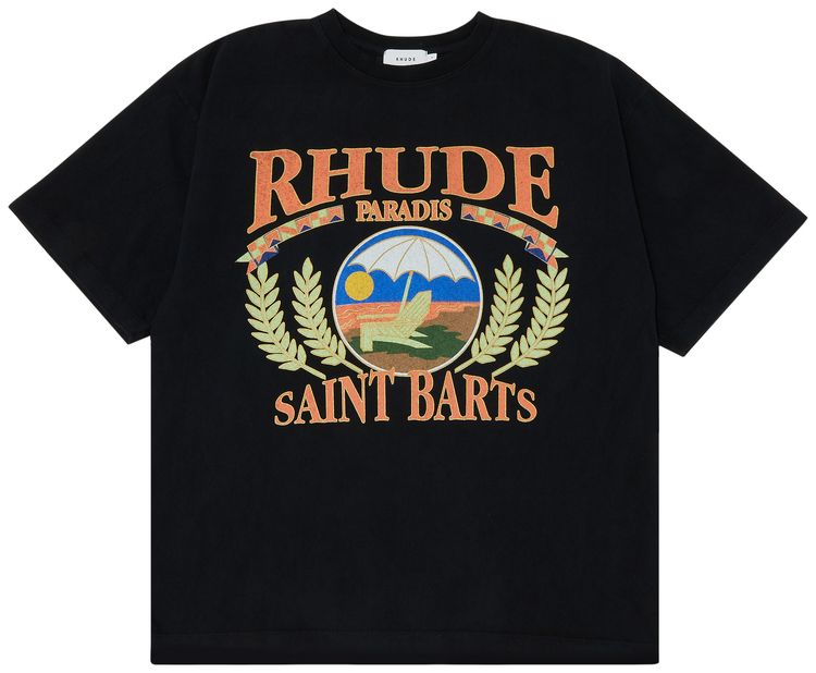 Rhude Beach Chair Tee Vintage Black