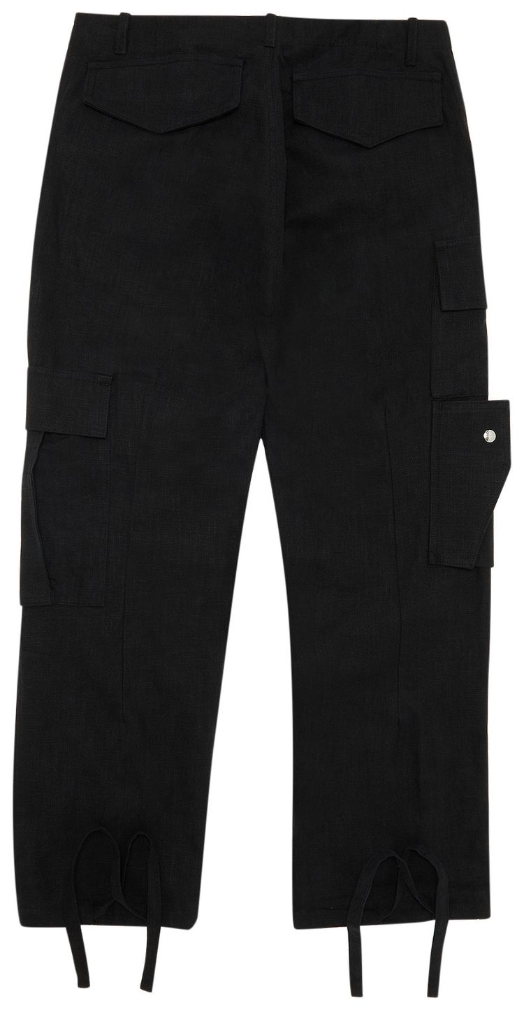 Rhude Linen Cargo Black