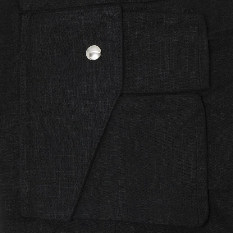 Rhude Linen Cargo Black