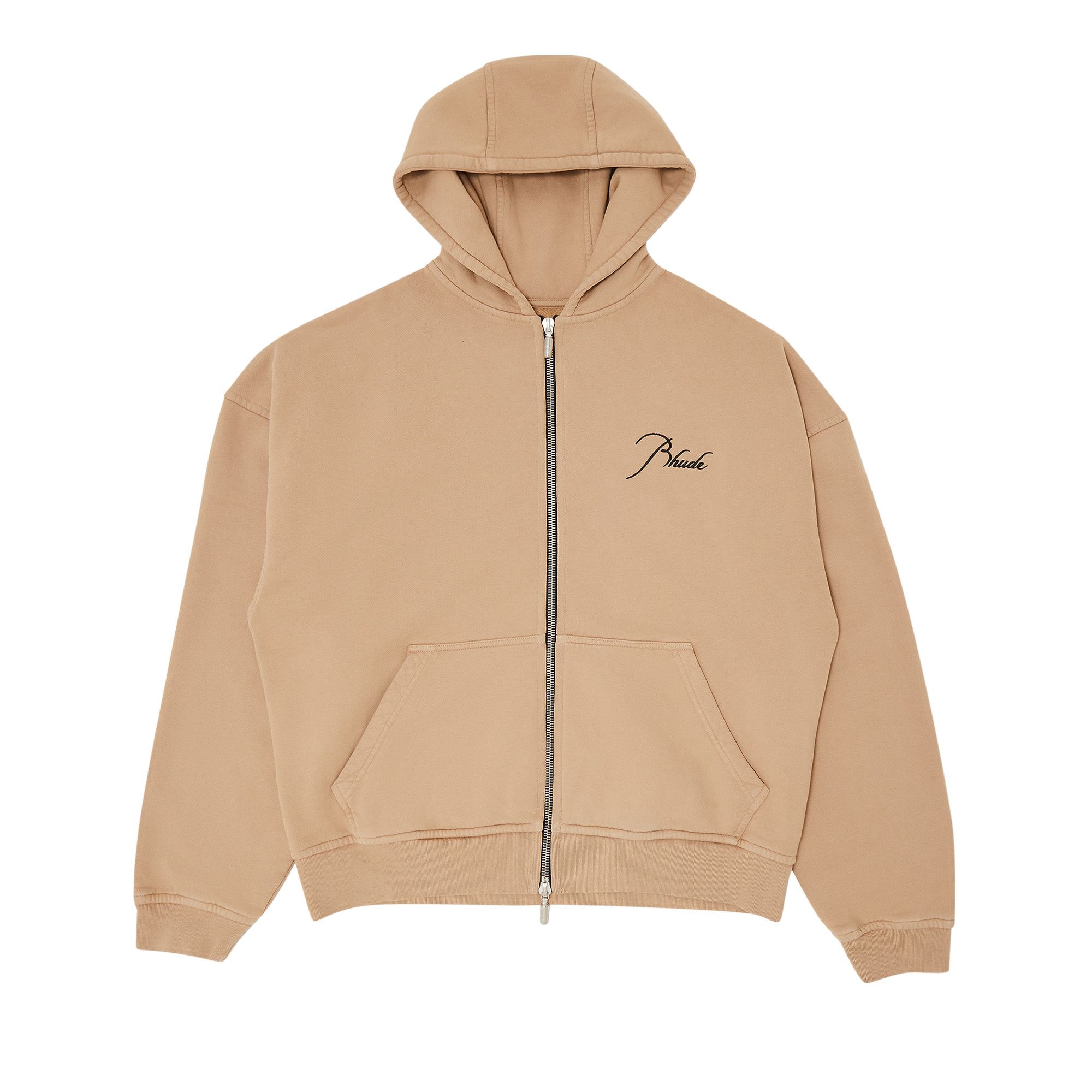Buy Rhude Zip Up Hoodie 'Sand' - PS23HO06826033 | GOAT