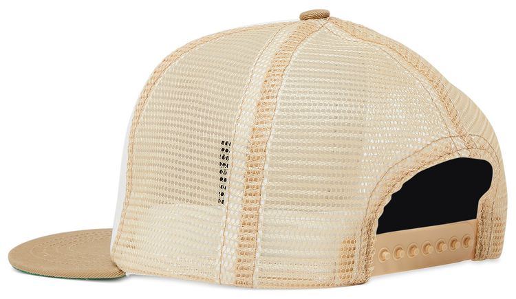 Rhude Diamond Trucker Hat TanWhite
