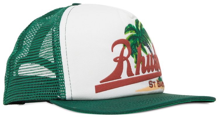 Rhude Palms Hat GreenWhite