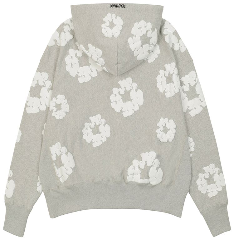 READYMADE x Denim Tears Cotton Wreath Hoodie GrayWhite