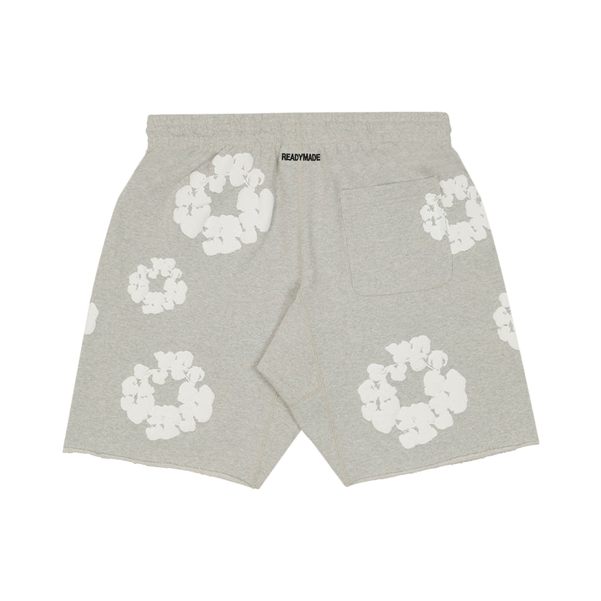 【オンラインショップ】 Cotton Tears Denim x READYMADE Buy Wreath 'Grey Sweatshorts パンツ
