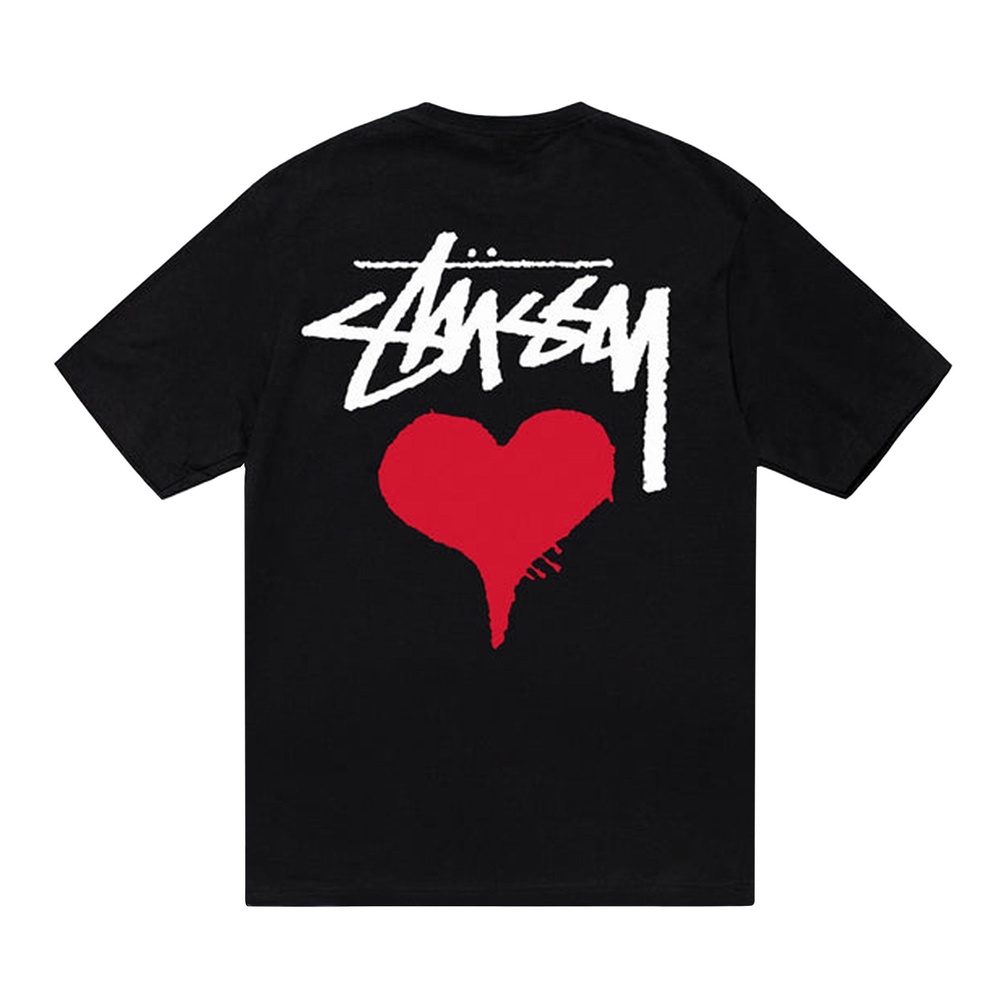 ホットなアイテム、ホットな節約 - 'Black' Tee Heart Stock Stussy Buy 1904922 GOAT | BLAC トップス