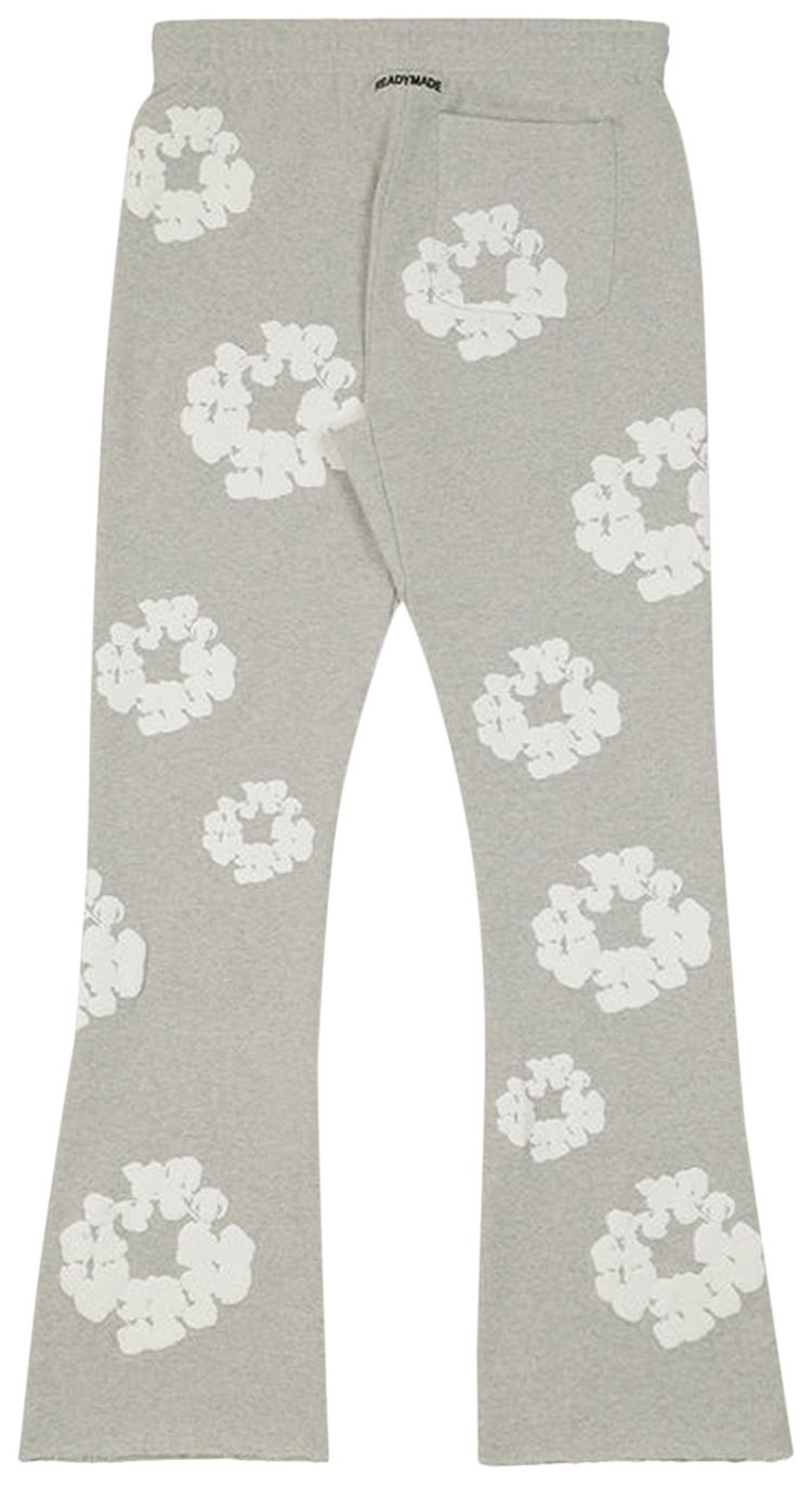 READYMADE x Denim Tears Cotton Wreath Sweatpants GreyWhite
