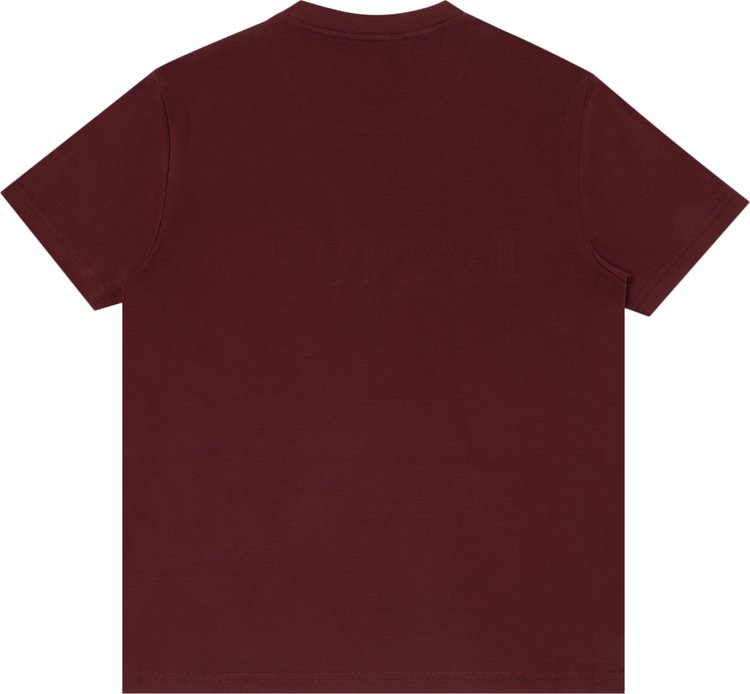 Lanvin Classic Fit Curb Tee Burgundy