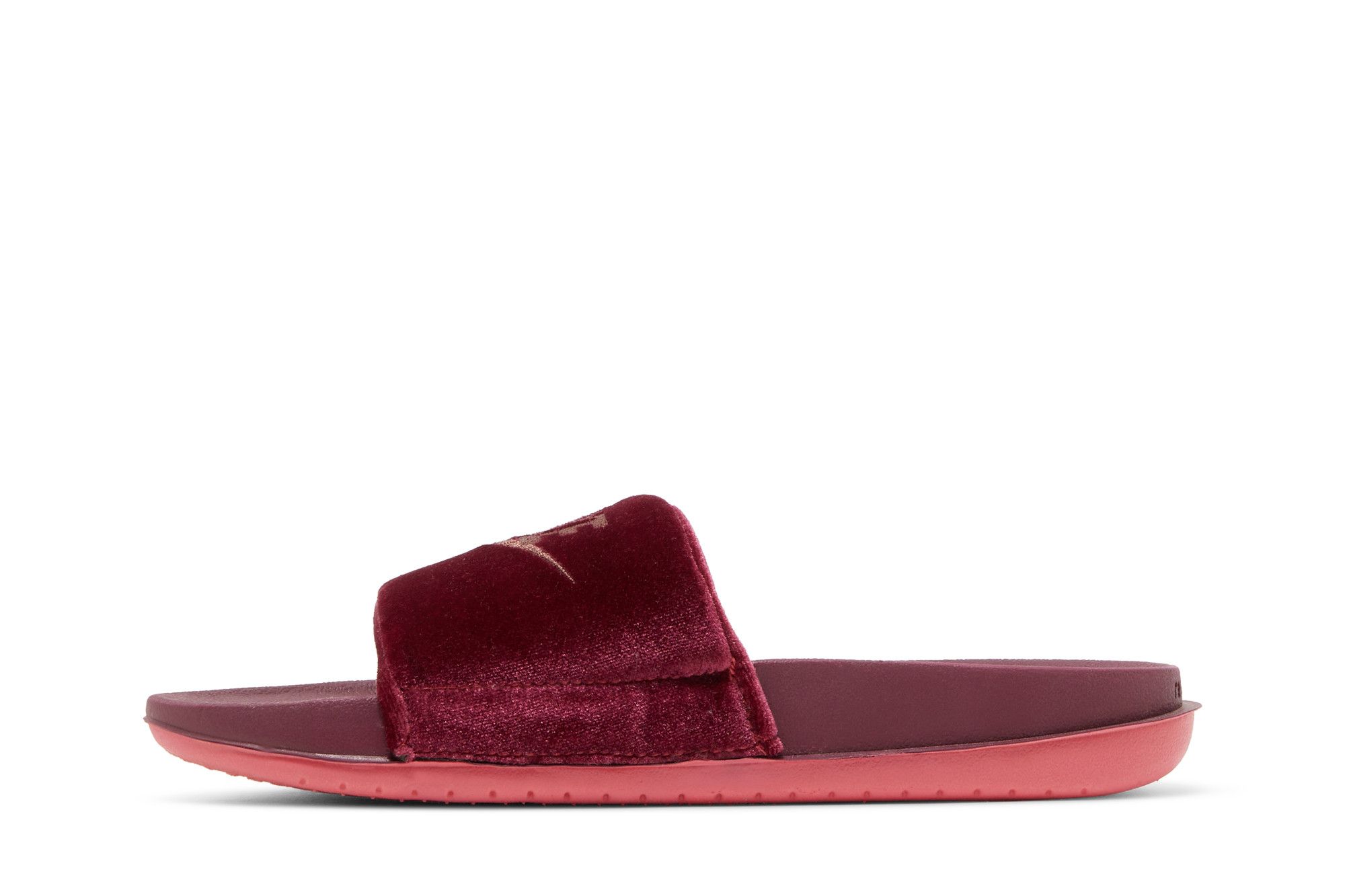 Nike benassi maroon shop