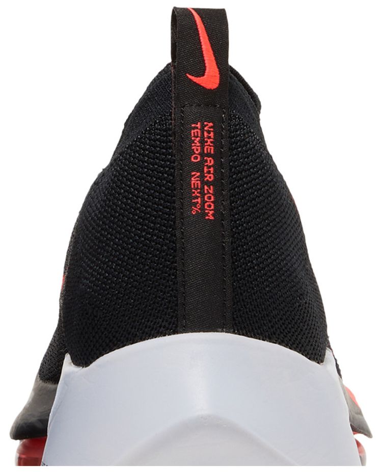Nike Air Zoom Tempo NEXT Flyknit Black Flash Crimson