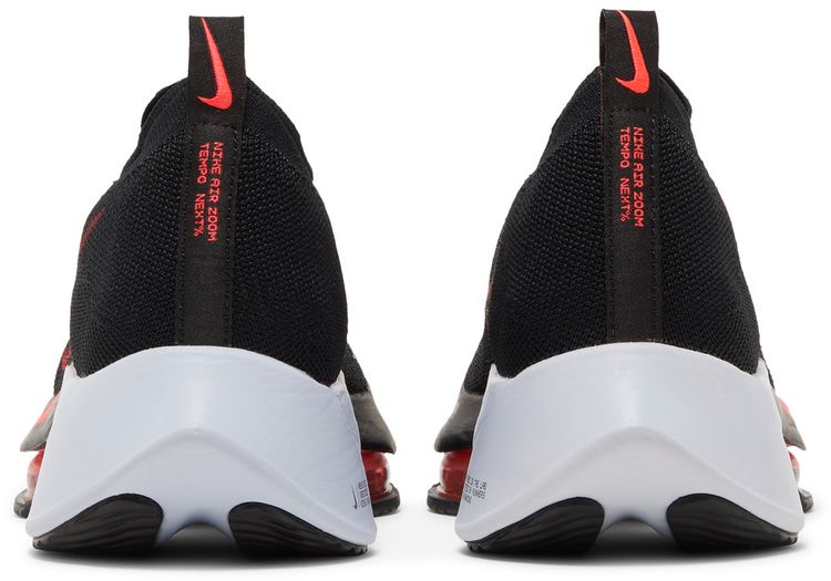 Nike Air Zoom Tempo NEXT Flyknit Black Flash Crimson