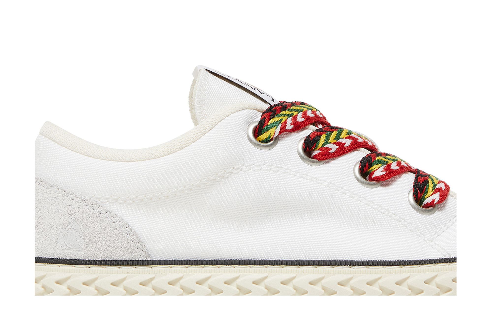 LANVIN FWSASS0HPLUME2310 関税送料込 Lanvin Oversize tongue panelled leather sneakers | The