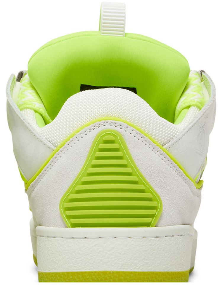 Lanvin Wmns Curb Sneakers White Fluo Yellow