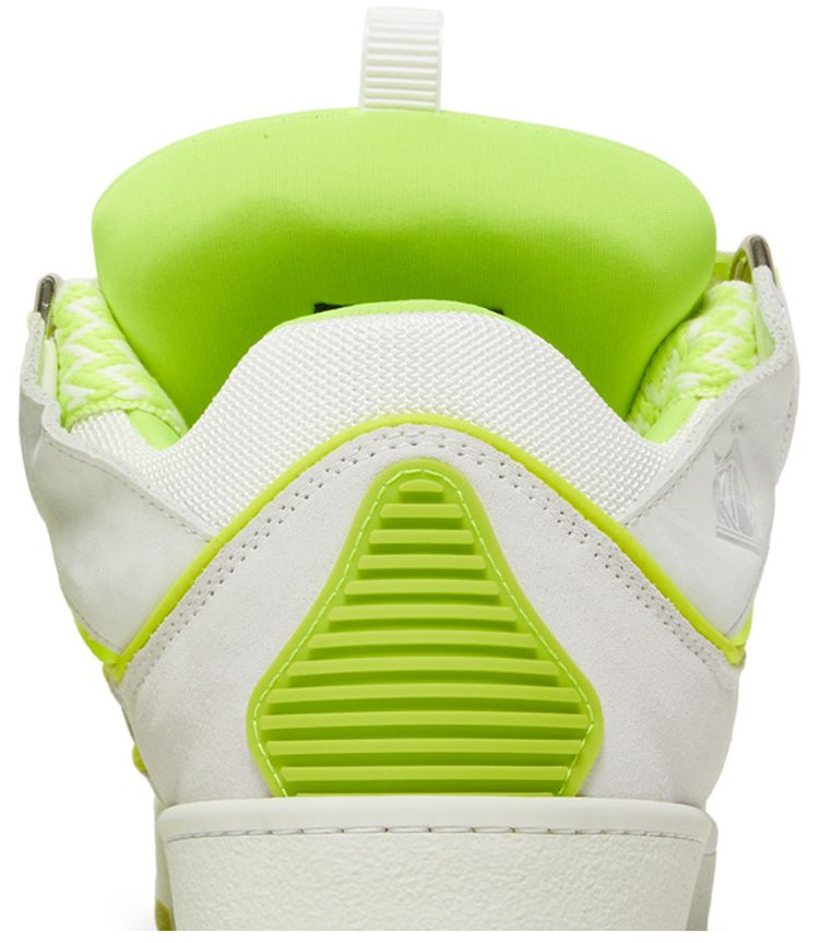 Lanvin Curb Sneakers White Fluo Yellow