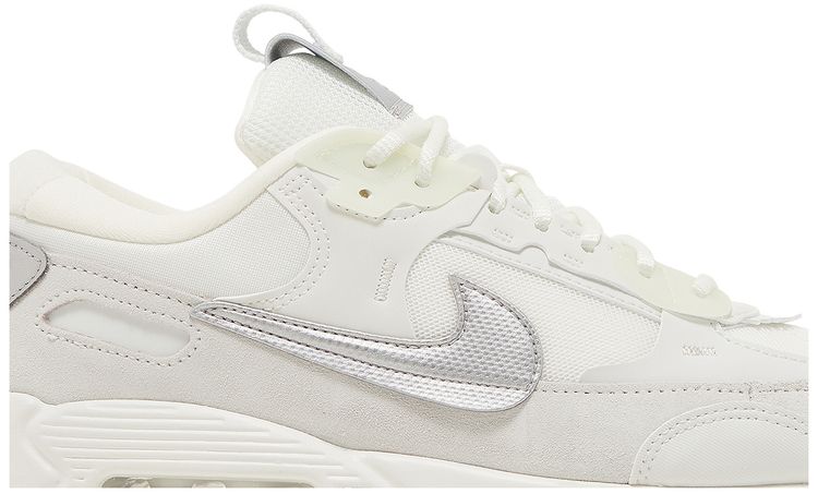 Nike Wmns Air Max 90 Futura White Metallic Silver