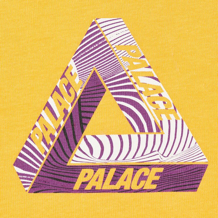 Palace Tri Tex T Shirt Yellow