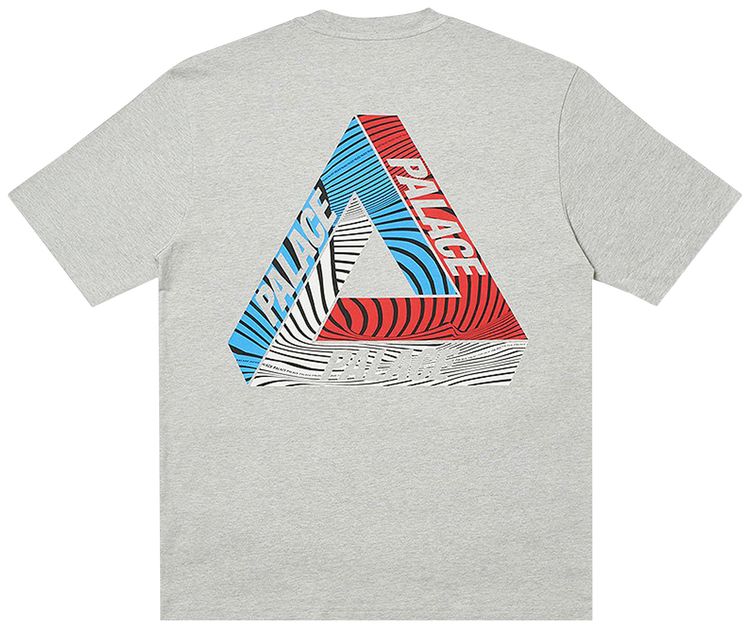 Palace Tri Tex T Shirt Grey Marl