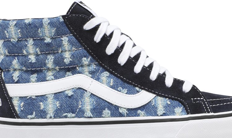 Supreme x Sk8 Hi Blue Hole Punch Denim