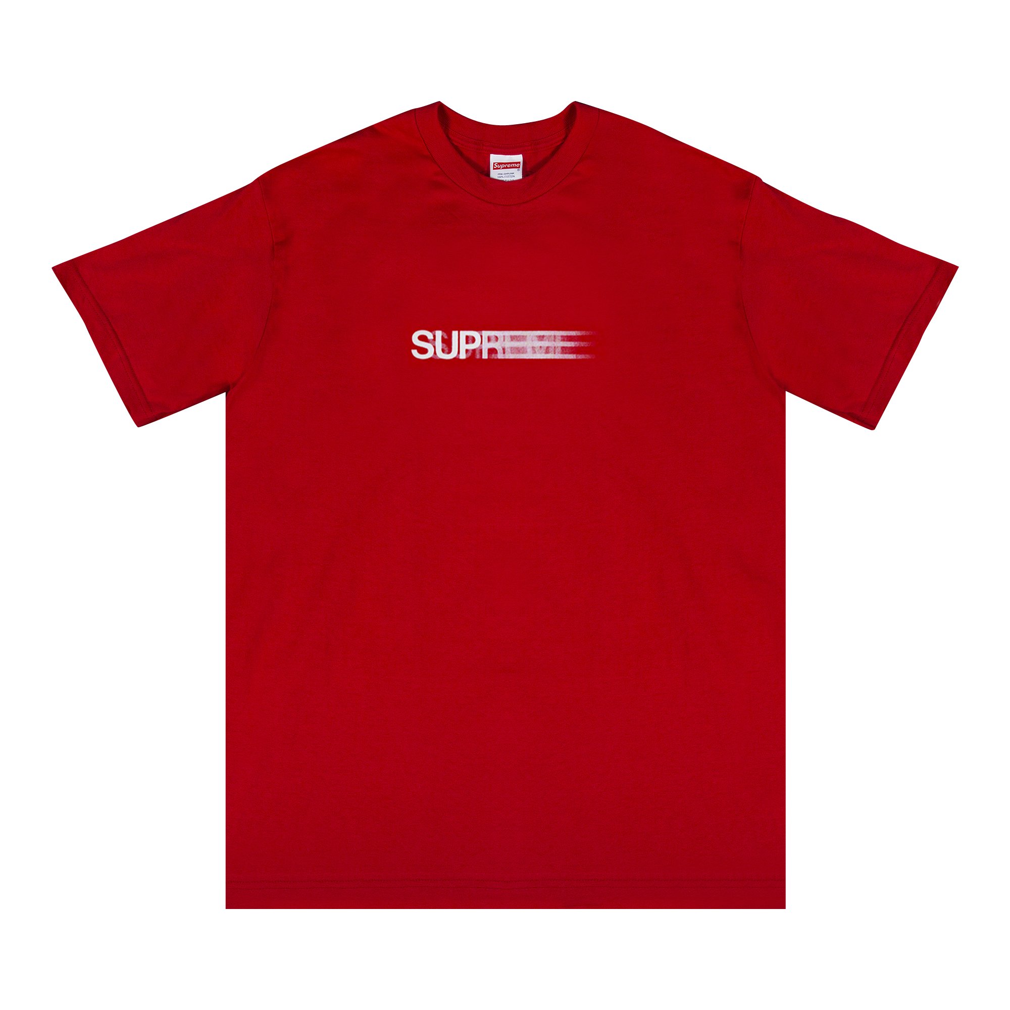Supreme motion logo tee red