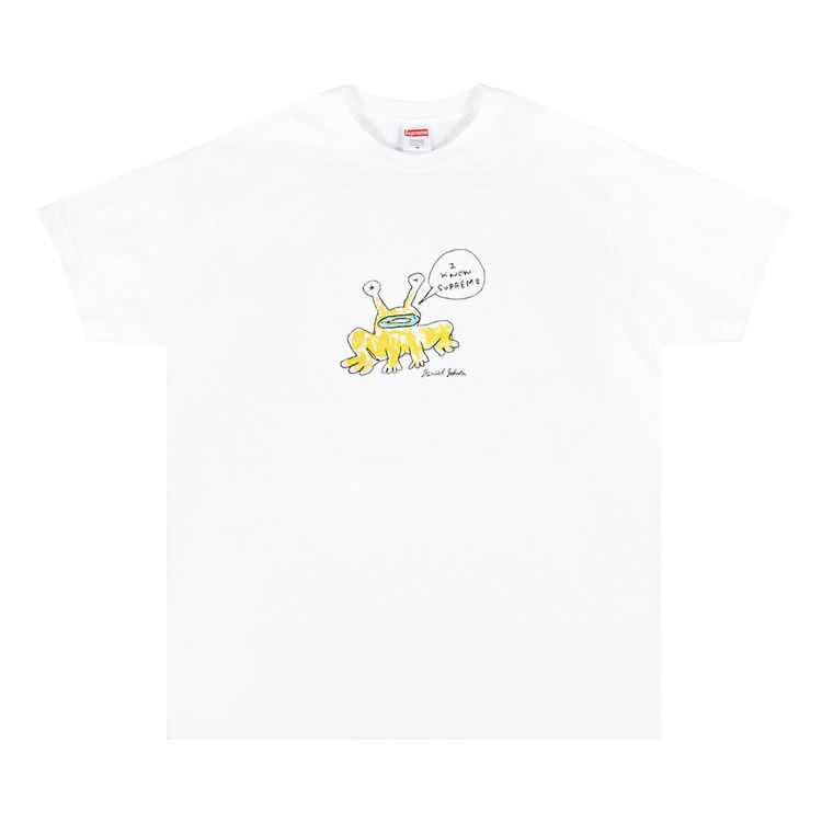 Supreme x Daniel Johnston Frog Tee White