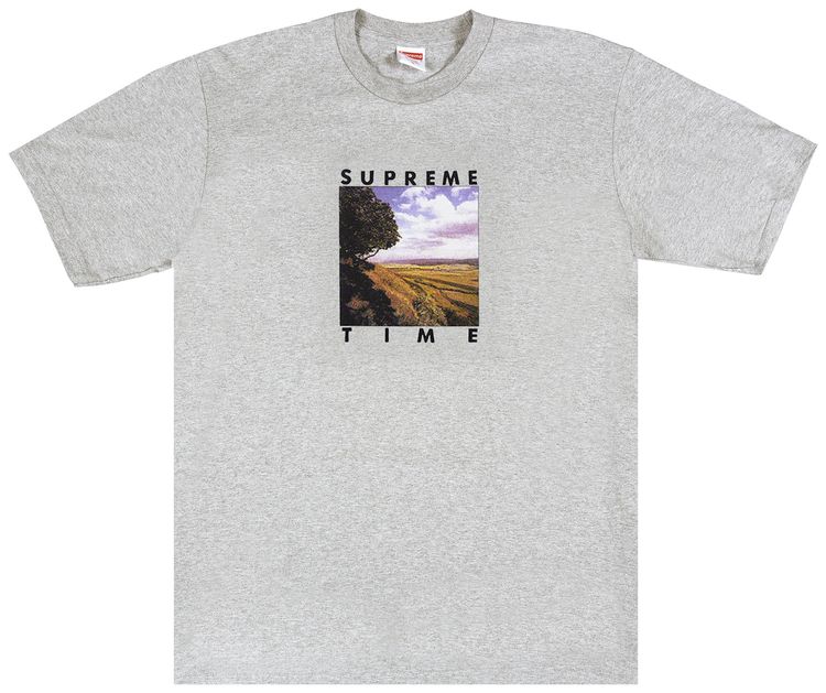 Supreme Supreme Time Tee Heather Grey