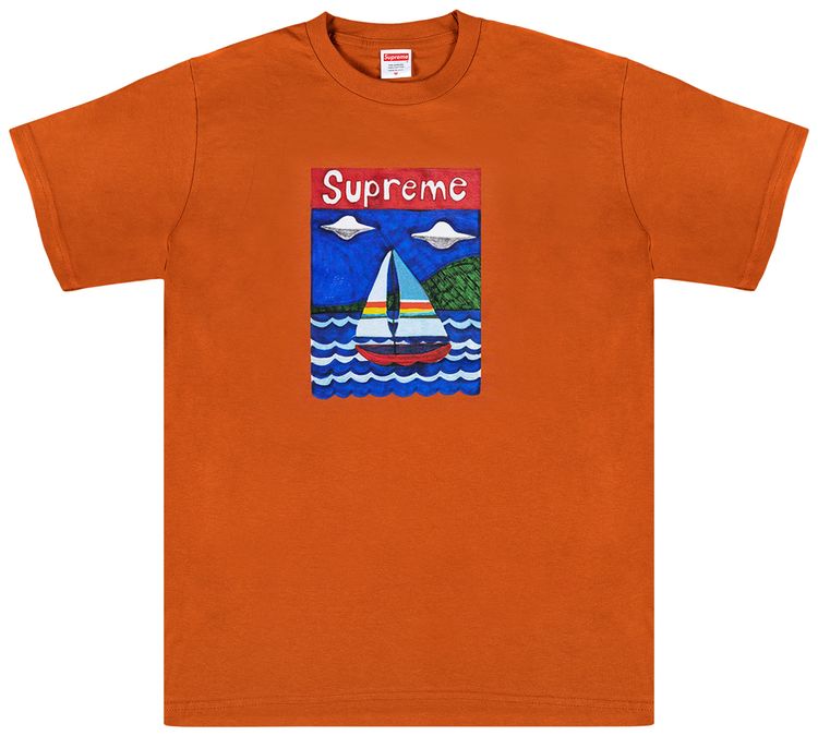 Supreme Sailboat Tee Rust