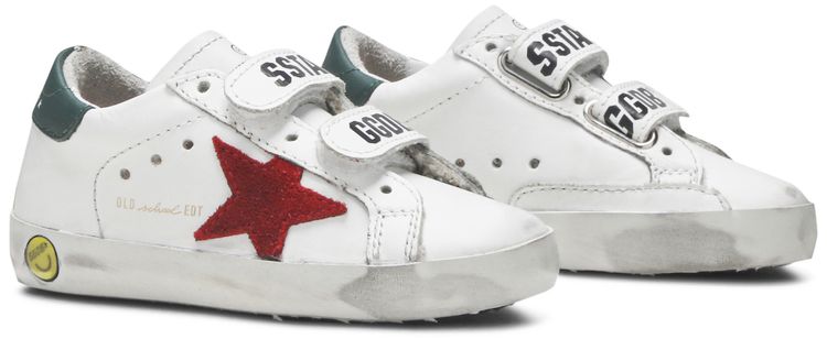 Golden Goose Superstar Old School Kids White Red