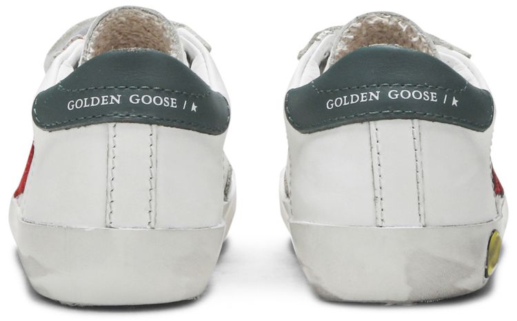 Golden Goose Superstar Old School Kids White Red