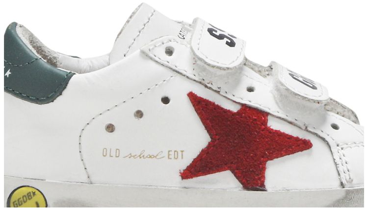 Golden Goose Superstar Old School Kids White Red