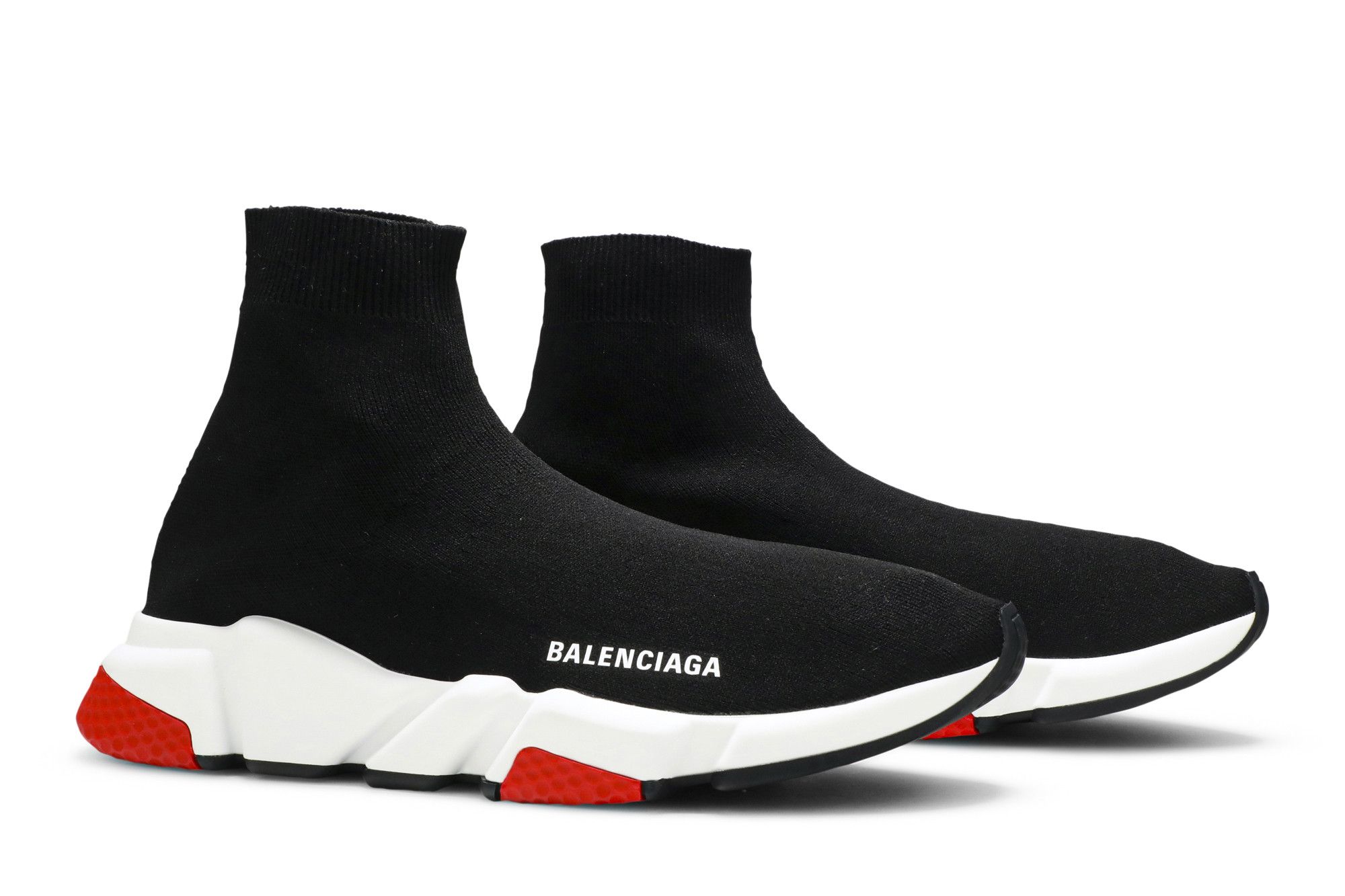 Buy Balenciaga Speed Sneaker 'Black Red' - 587286 W1721 1019 | GOAT