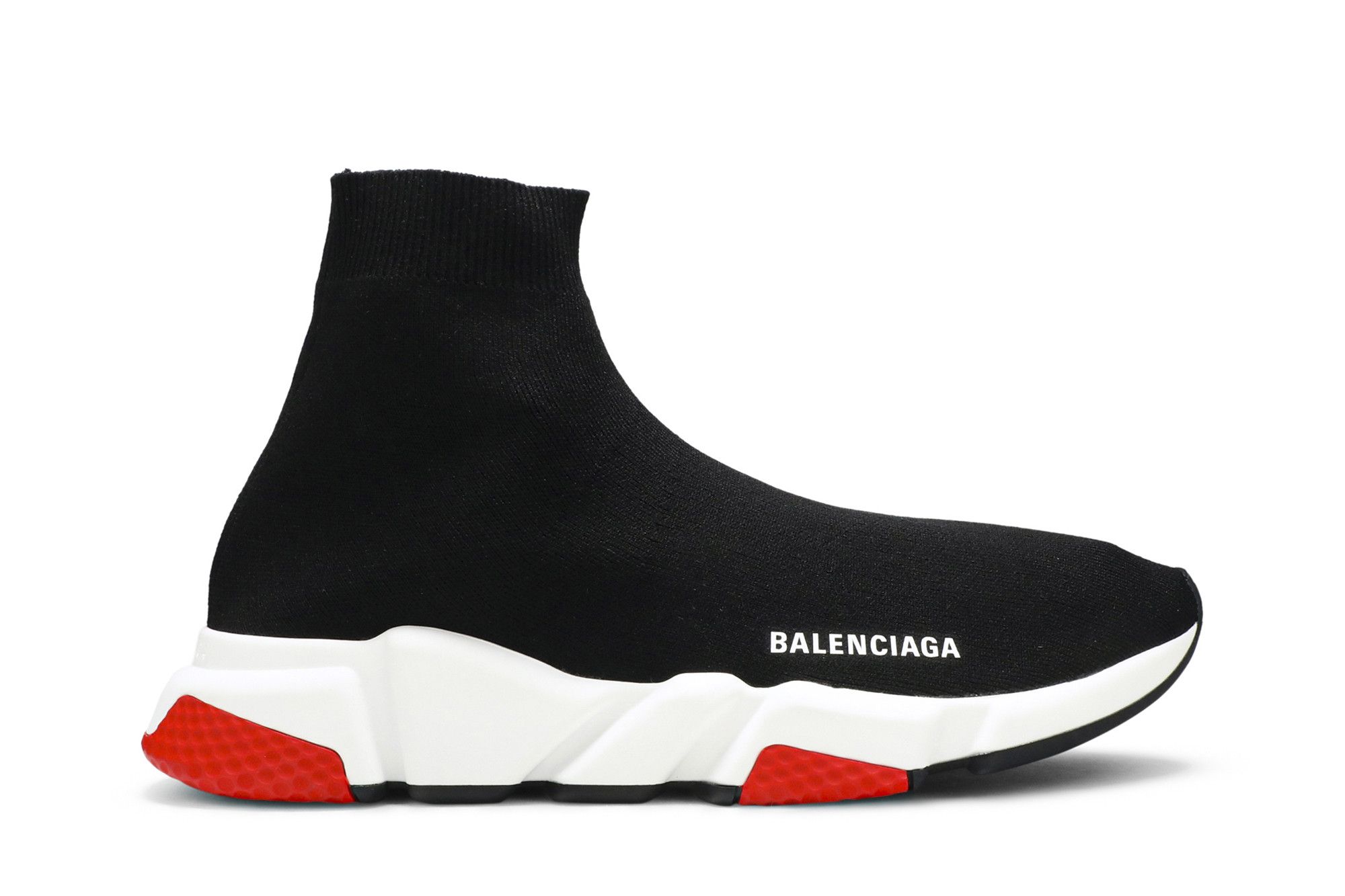 Balenciaga speed trainer hotsell red and white