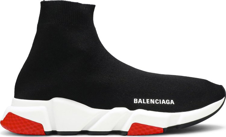 sigaret Duwen Buurt Buy Balenciaga Speed Sneaker 'Black Red' - 587286 W1721 1019 - Black | GOAT