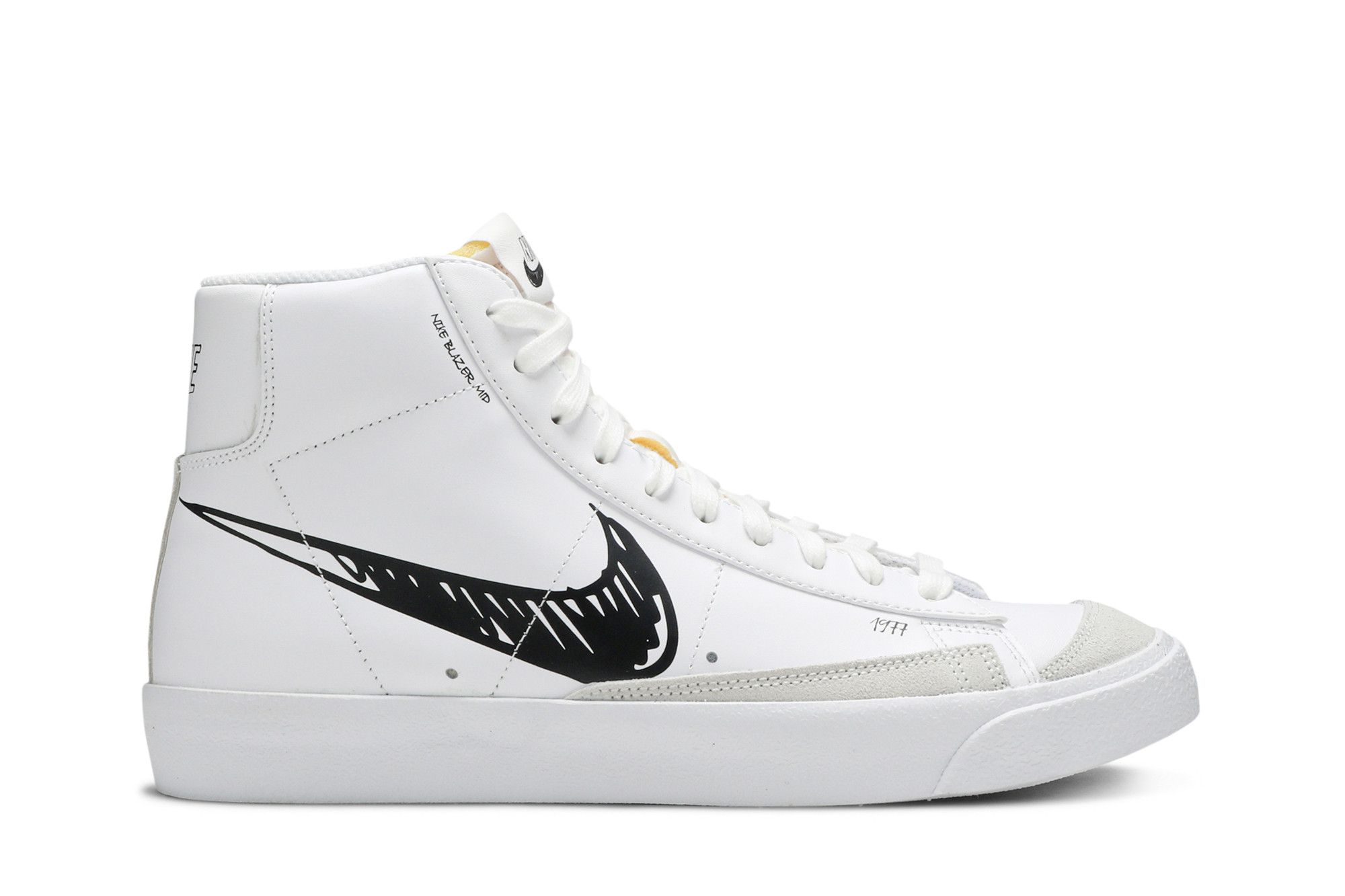 Buy Blazer Mid 77 Sketch Black CW7580 101 GOAT