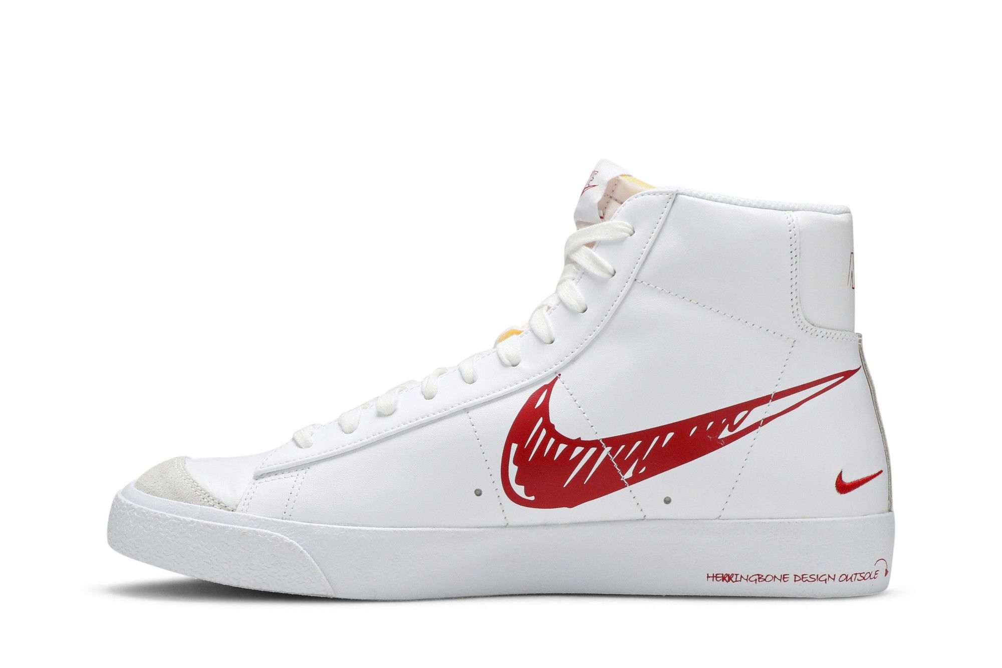 Nike blazer mid 77 vintage red sketch 2025