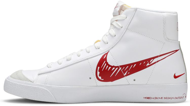 Nike Blazer Mid 77 Sketch   Red